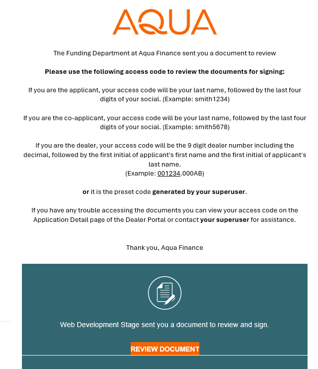 Aqua Docusign