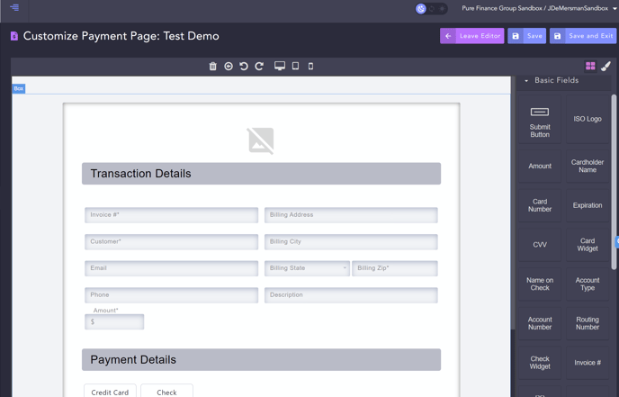 payment page customize tut